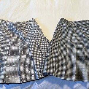 Black and White Patterned Skirts
